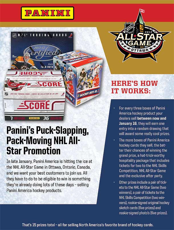 NHL All Star Promotion