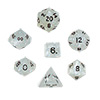 KP10075-PEARLIZED DICE 10PC SET GREY