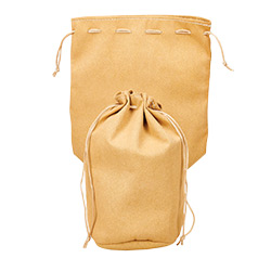 DICE BAG LEATHER POUCH TAN