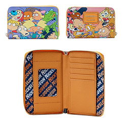 LOUNGEFLY NICKELODEON 90s COLOR BLOCK WALLET