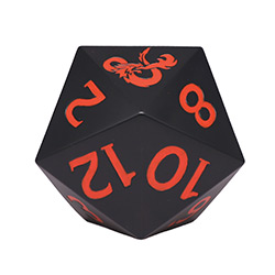 FIGURAL BANK DUNGEONS & DRAGONS 20-SIDED DICE