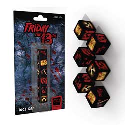 FRIDAY THE 13TH 6PC DICE SET