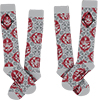 NE22081-TWILIGHT SOCKS:CREST RED EDGED