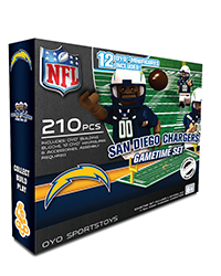 NFL GAMETIME SET CHARGERS