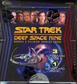 STAR TREK DS9 HEROES AND VILLAINS TRADING CARDS