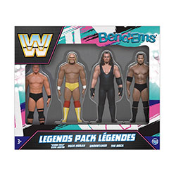 BEND-EMS WWE LEGENDS 4-PACK BOX SET