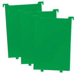 COMIC BOOK BIN PARTITIONS 3-PACK GREEN