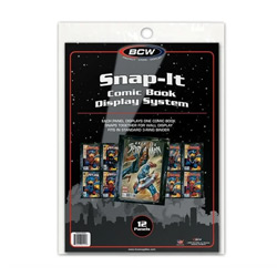 COMIC BOOK SNAP-IT BLACK 12-PACK