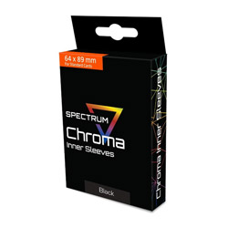 SPECTRUM CHROMA INNER SLEEVES BLACK (BCW)