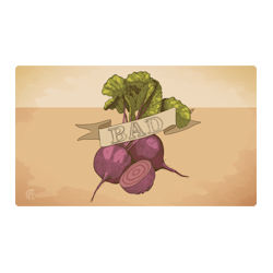 PLAY MAT BAD BEETS (RUBBER)