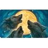 ULGPME054-PLAY MAT 3 WOLF MOON (RUBBER)