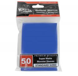 MONSTER SLEEVES STANDARD SUPER MATTE BLUE 50ct