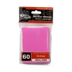 MONSTER SLEEVES YGO/SMALL FLAT MATTE PINK 60ct