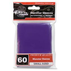 MONSTER SLEEVES YGO/SMALL GLOSSY PURPLE 60ct