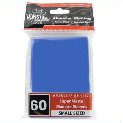 MONSTER SLEEVES YGO/SMALL SUPER MATTE BLUE 60ct