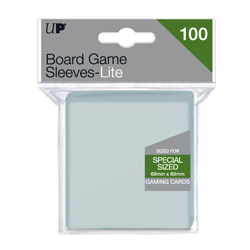 BOARD GAME CARD SLEEVES LIGHT 69 x 69MM