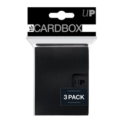 CARD BOX PRO 15+ BLACK 3-PACK