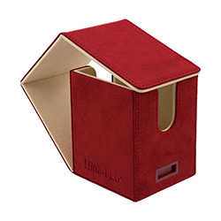 DECK BOX VIVID DELUXE ALCOVE FLIP (TOP-LOAD) RED
