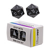 UPDIHMD20VBK-HEAVY METAL 2 D20 VIVID BLACK DICE SET