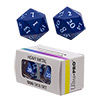 UPDIHMD20VBL-HEAVY METAL 2 D20 VIVID BLUE DICE SET