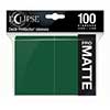 UPDPMAEC1FG-SOLID DP ECLIPSE MATTE 100ct FOREST GREEN