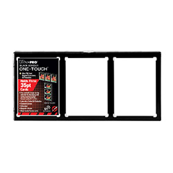 ONE-TOUCH 3x5 3 CARD UV BLACK BORDERED 35pt