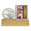 USSWBBC-BALL/CARD HOLDER WOOD LIGHT