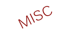 Misc. Licensed Merchandise