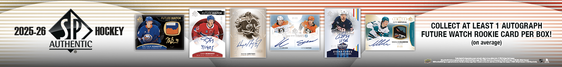UPPER DECK 2026 SP AUTHENTIC HOCKEY