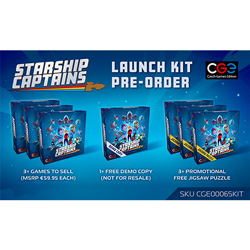 CGE00065KIT-STARSHIP CAPTAINS GAME LAUNCH KIT