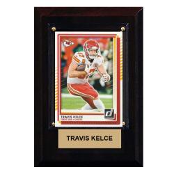 CICP46FKCCTK-NFL PLAQUE W/CARD 4X6 CHIEFS TRAVIS KELCE