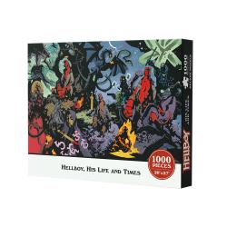DHC3009503-HELLBOY HIS LIFE & TIMES PUZZLE 1000PC