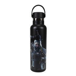 DHC3009680-WATER BOTTLE WITCHER (20 OZ STAINLESS STEEL)