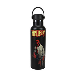 DHC3009684-WATER BOTTLE HELLBOY (20 OZ STAINLESS STEEL)