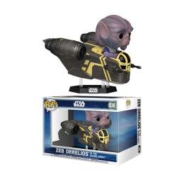 FU92565-POP RIDES DLX MANDALORIAN & GROGU MOVIE ZEB