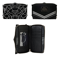 LOUNGEFLY MARVEL BLACK PANTHER WALLET