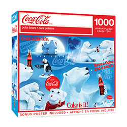 MPC72341-COCA-COLA POLAR BEARS 1000PC PUZZLE