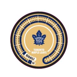 NHL CRIBBAGE BOARD MAPLE LEAFS