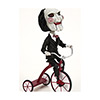 NE04693-HEAD KNOCKER SAW PUPPET ON TRICYCLE