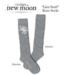 NE21340-TWILIGHT NM SOCKS: LION SWIRL