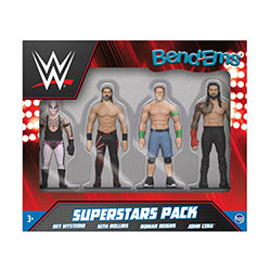 TCGBEWWE4P1-BEND-EMS WWE SUPERSTARS 4-PACK BOX SET