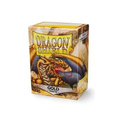 UATDS11006-DRAGON SHIELD MATTE GOLD GYGEX 100CT