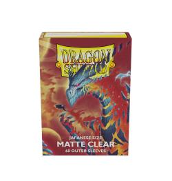 UATDS13352-DRAGON SHIELD JAPANESE OUTER MATTE CLEAR 60CT