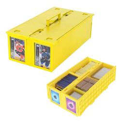 UBCWCCB1600YLW-1,600CT COLLECTIBLE PLASTIC CARD BIN YELLOW