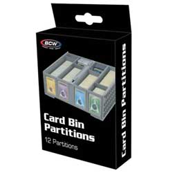 UBCWCCPGRY-1,600 & 3,200CT COLLECT. CARD BIN PARTITIONS GRAY