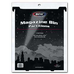 MAGAZINE & DOCUMENT BIN PARTITIONS 3-PACK