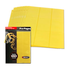 UBCWPRO18SYLW-PAGES 18 POCKET SIDELOAD YELLOW 10 PACK