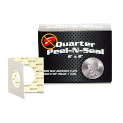 UBCWPS2QTR100-PAPER COIN FLIPS BOXED ADHESIVE QUARTER 100CT