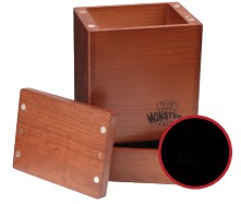 UMBMONDBCHRRYDC-DECK BOX WOOD SINGLE CHERRY W/ DICE TRAY