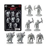 UMBMONOR8-MONSTER MINIATURE FIGURE SET UNPAINTED ORCS 8pk